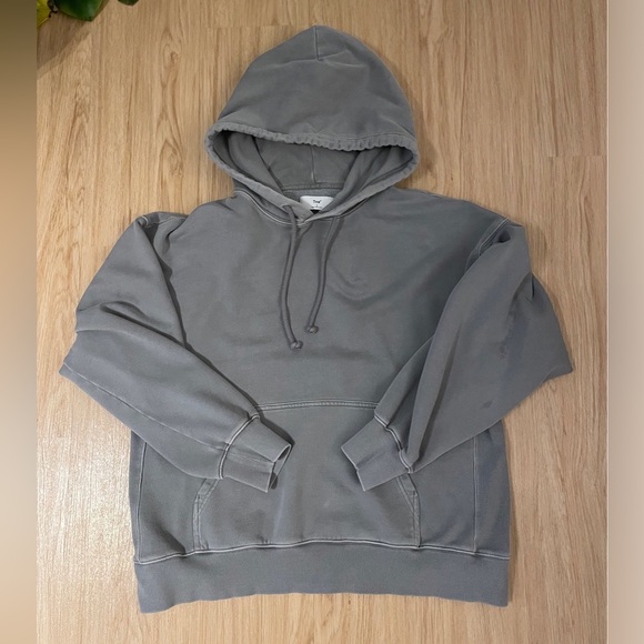 TNA Cozy Fleece Boyfriend Hoodie Aritzia - Picture 1 of 2